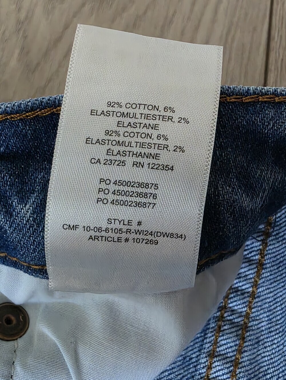ARITZIA Denim Forum The Arlo Hi-rise Straight Jean SIZE 28 - Picture 10 of 10